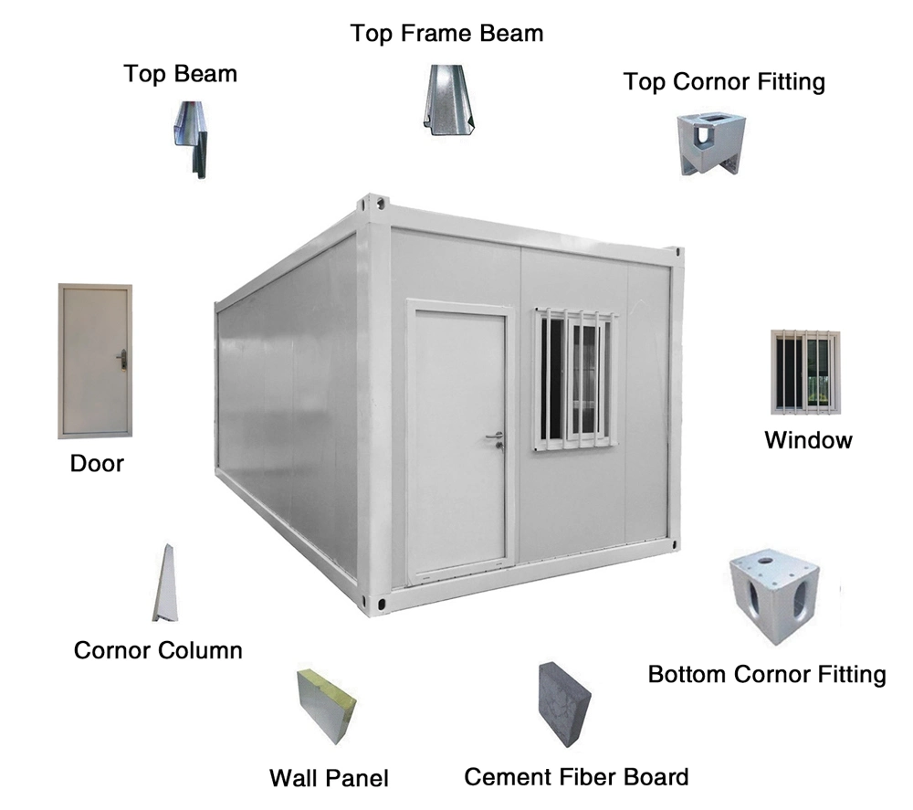 Prefab Prefabricated Portable Quick Assembling Flat Pack Houses